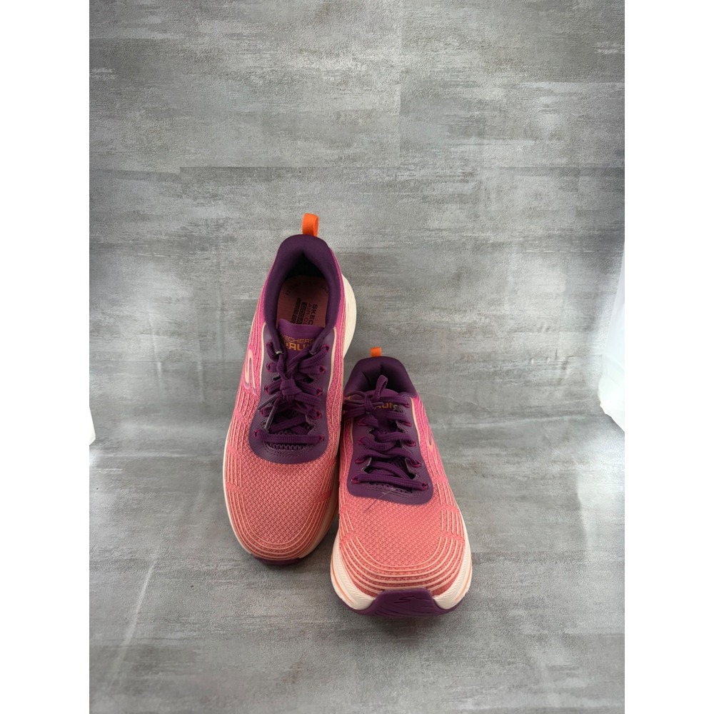 Skechers‎ GOrun Max Cushioning Elite Women Sz 7 Raspberry Pink Sneakers 129625